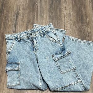 art class Light Blue Girls Cargo Jeans